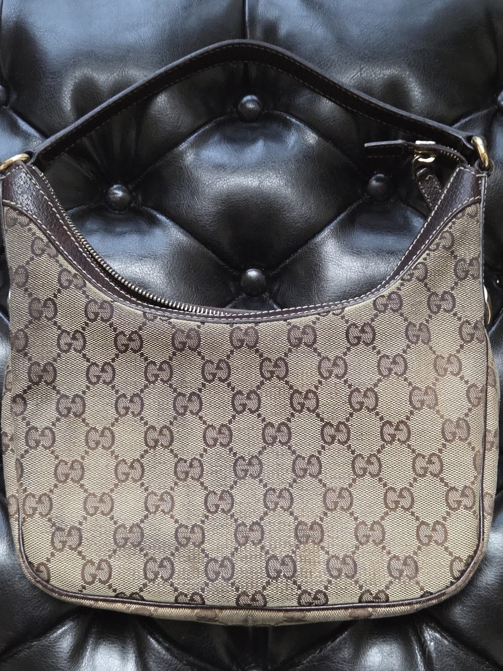 Gucci Hobo Monogram Bag